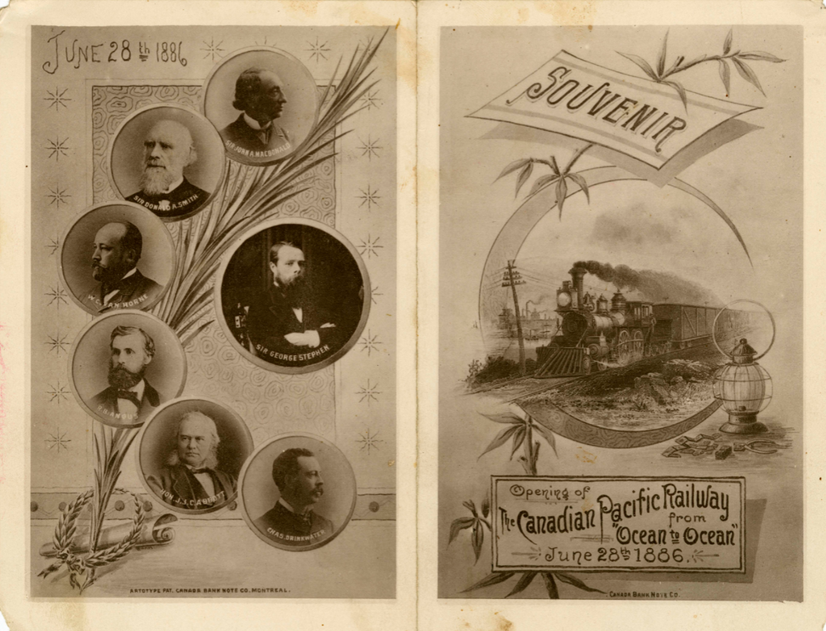 Souvenir Pamphlet - Opening of the Canadian Pacific Railway from "Ocean to Ocean"